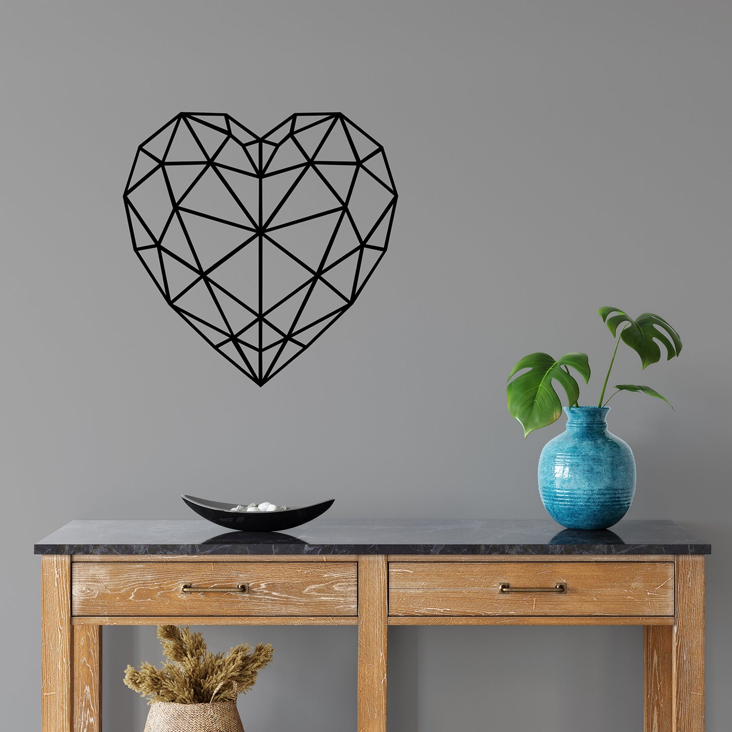 Geometric heart | Wall decal-Wall art-Adnil Creations