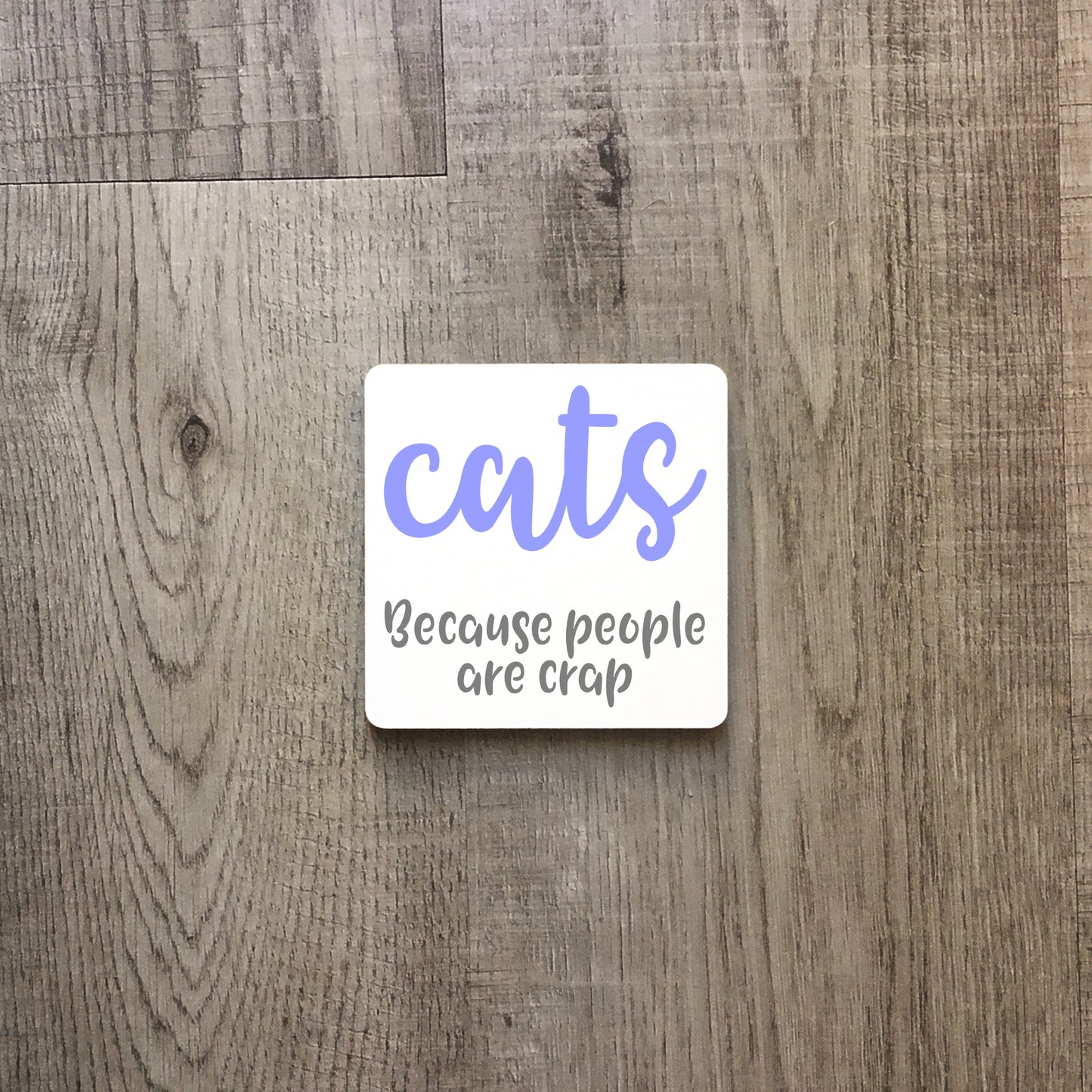 Cats - because people are crap | Ceramic mug