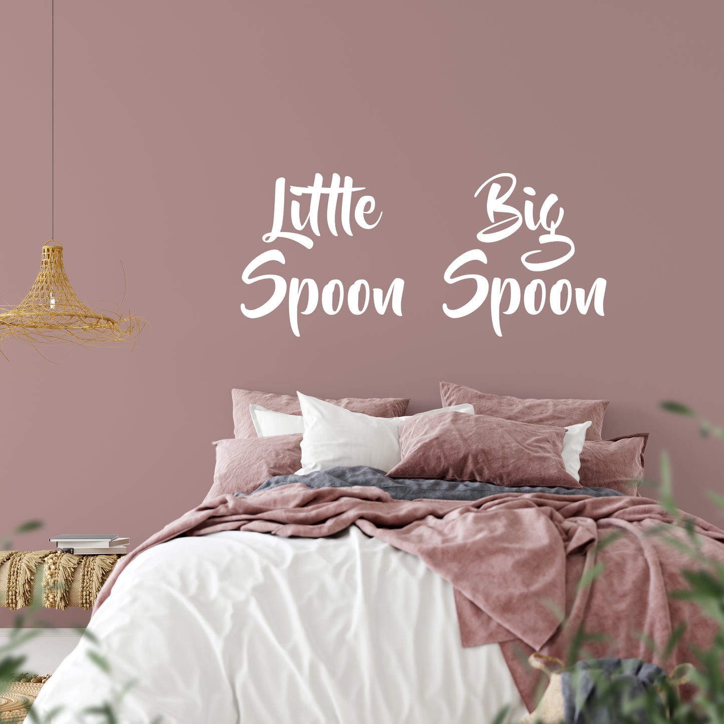 Big spoon, little spoon | Wall quote-Wall quote-Adnil Creations