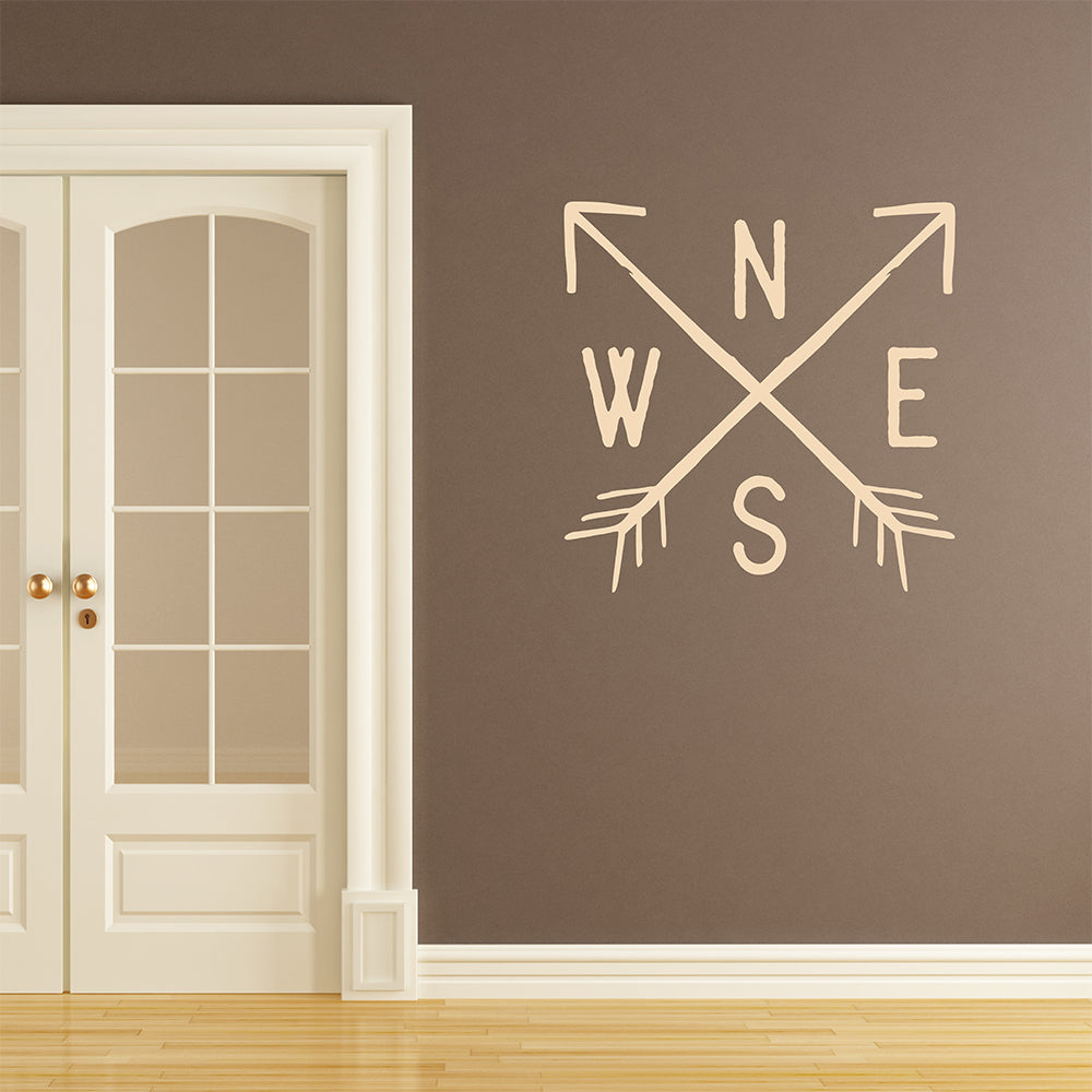 NESW Arrow compass | Wall quote-Wall quote-Adnil Creations
