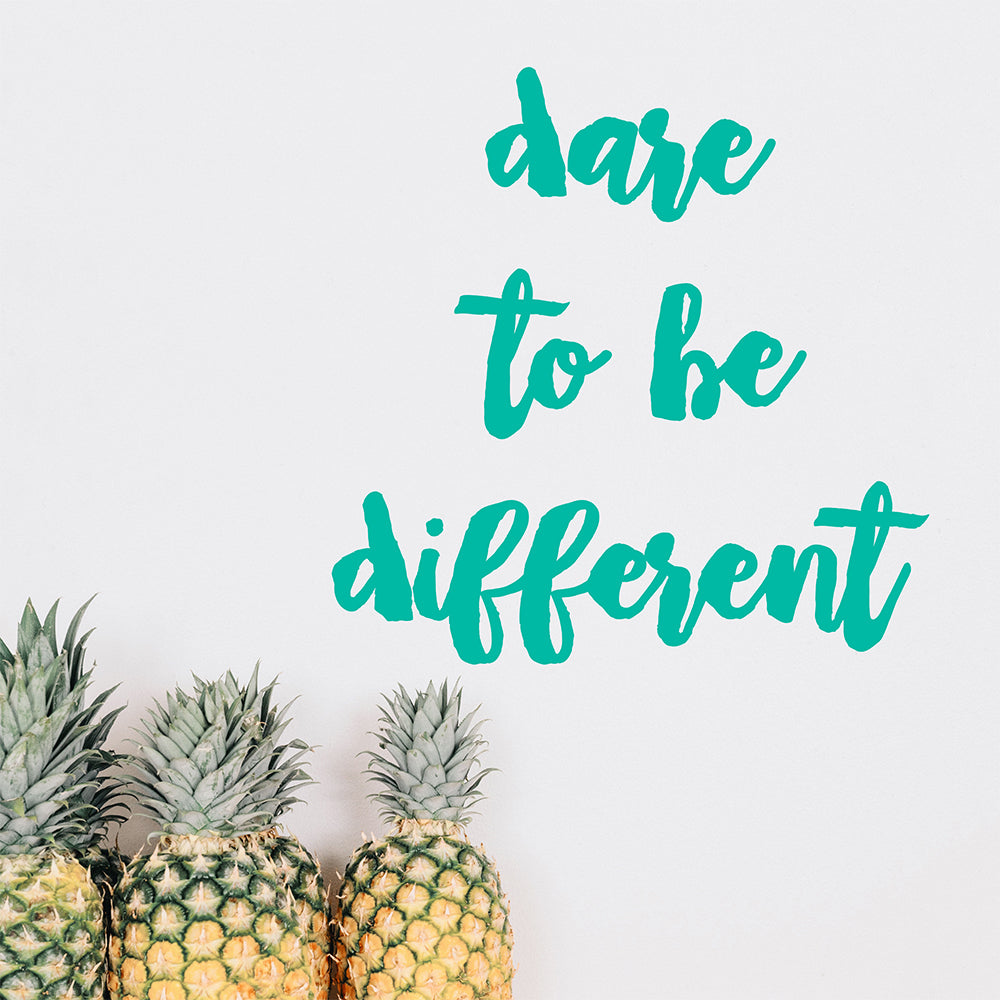 Dare to be different | Wall quote-Wall quote-Adnil Creations