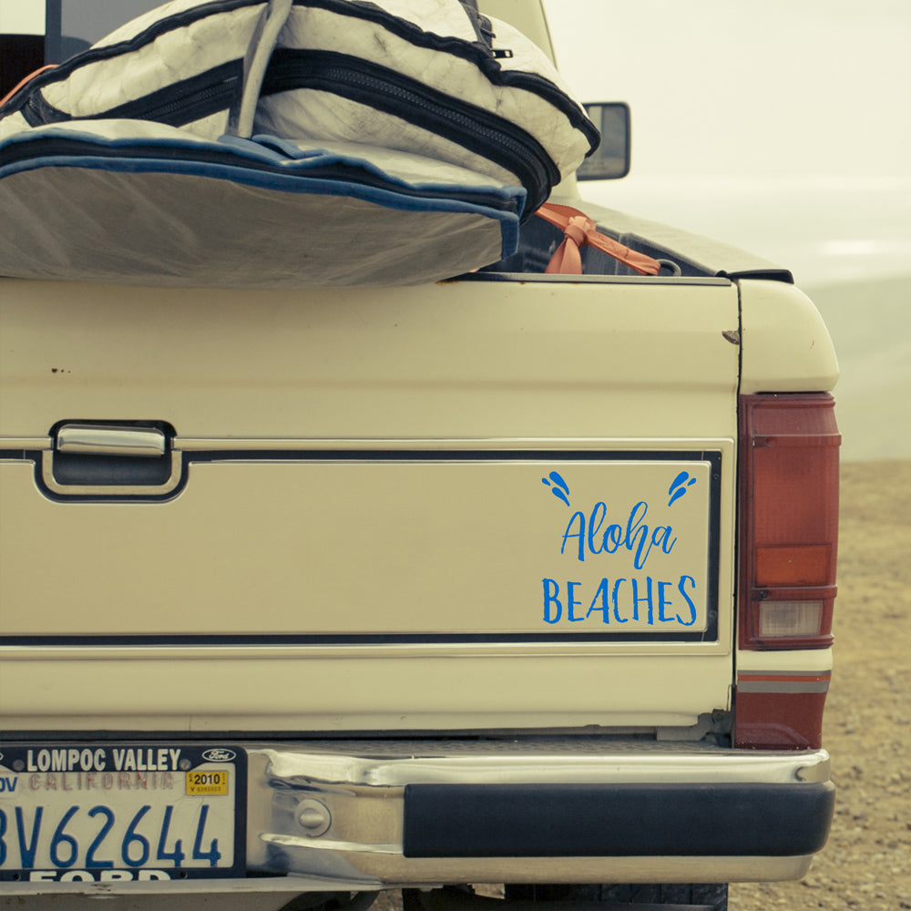 Aloha beaches | Bumper sticker