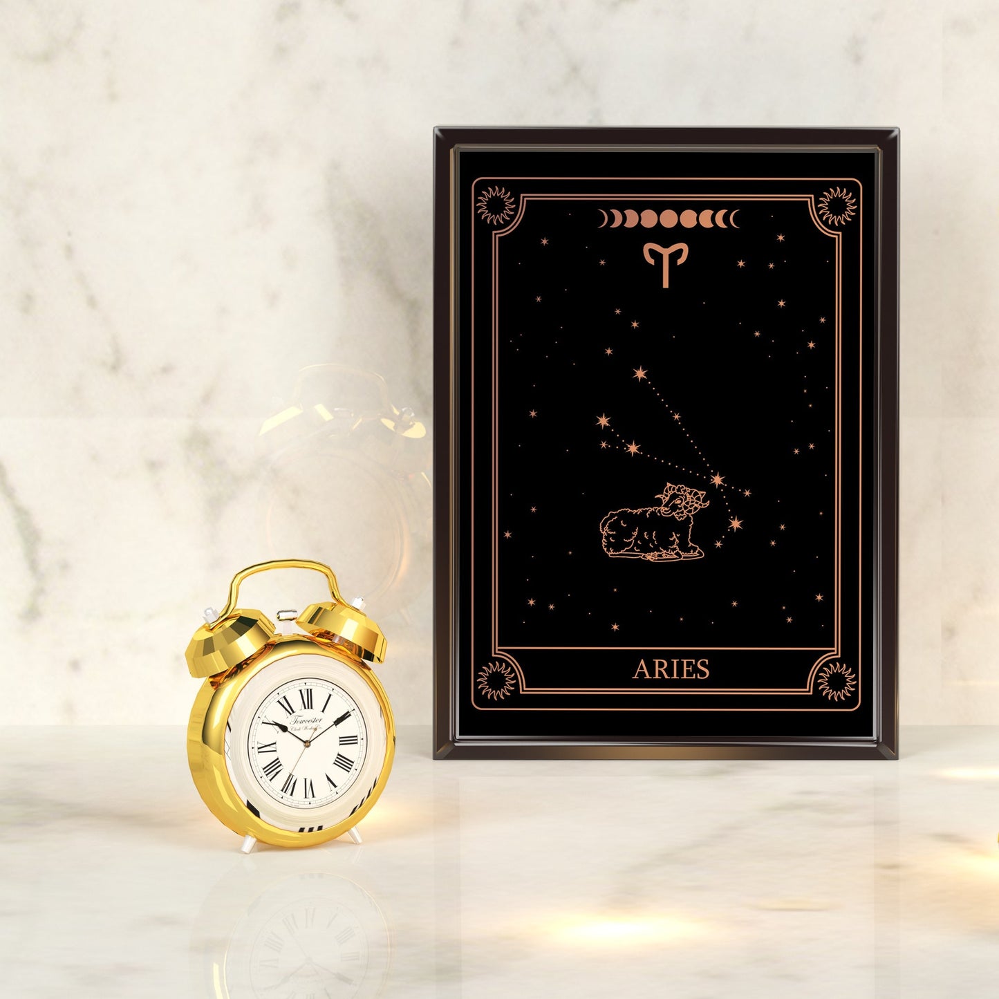 Aries Zodiac Constellation | A4 Foil Art Print-Foil Print-Adnil Creations