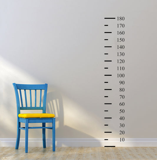 6ft Ruler height chart | Wall decal