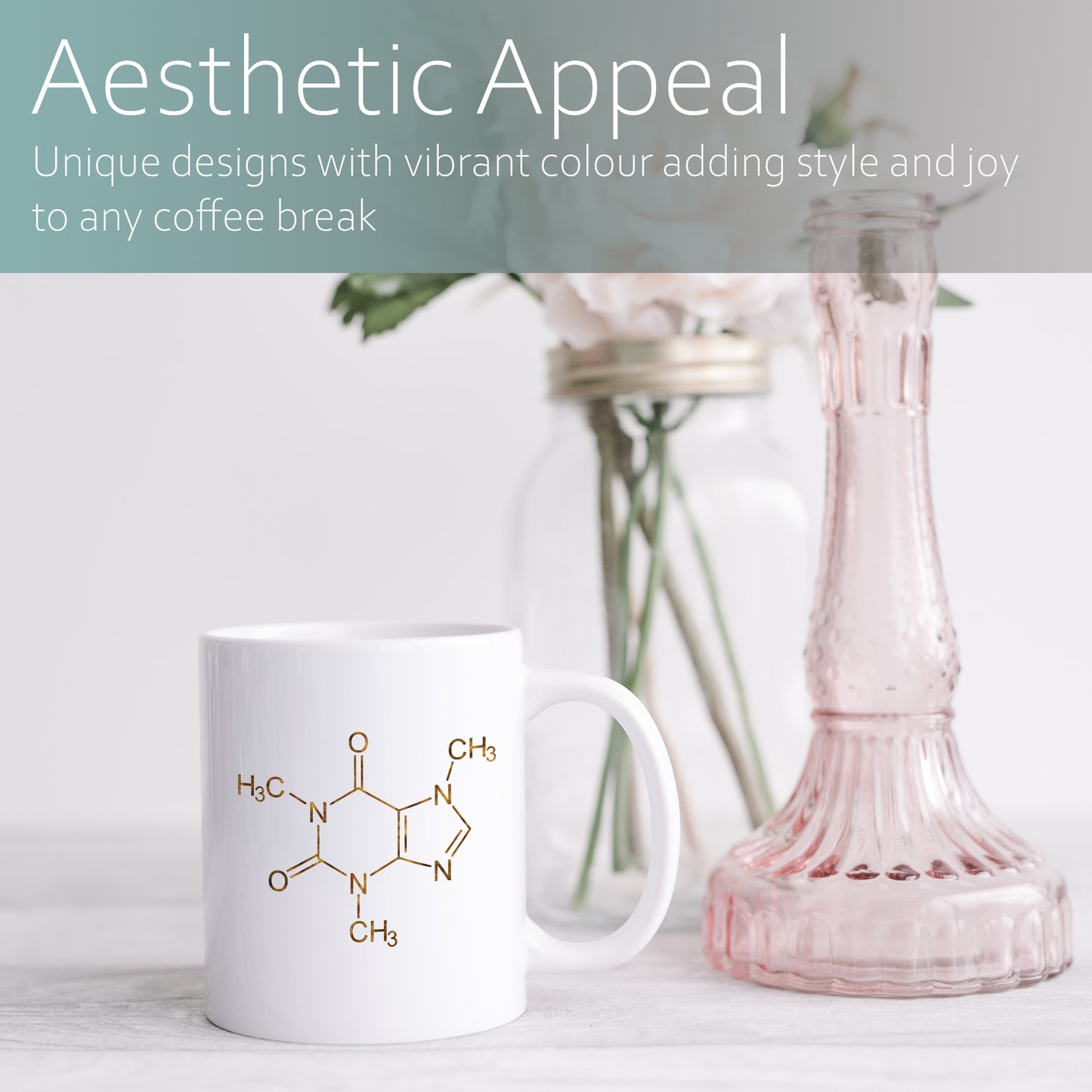 Caffeine molecule | Ceramic mug