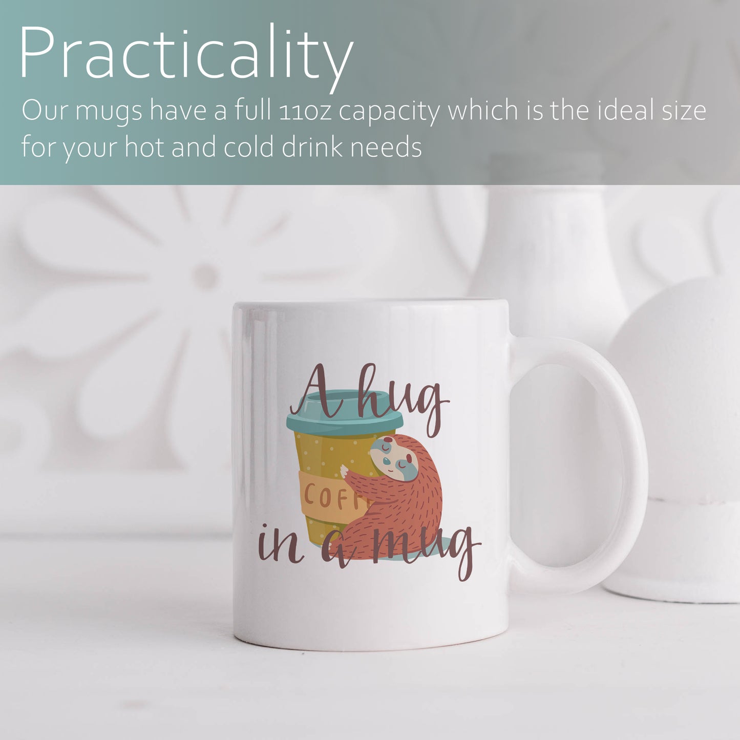 A hug in a mug | Ceramic mug