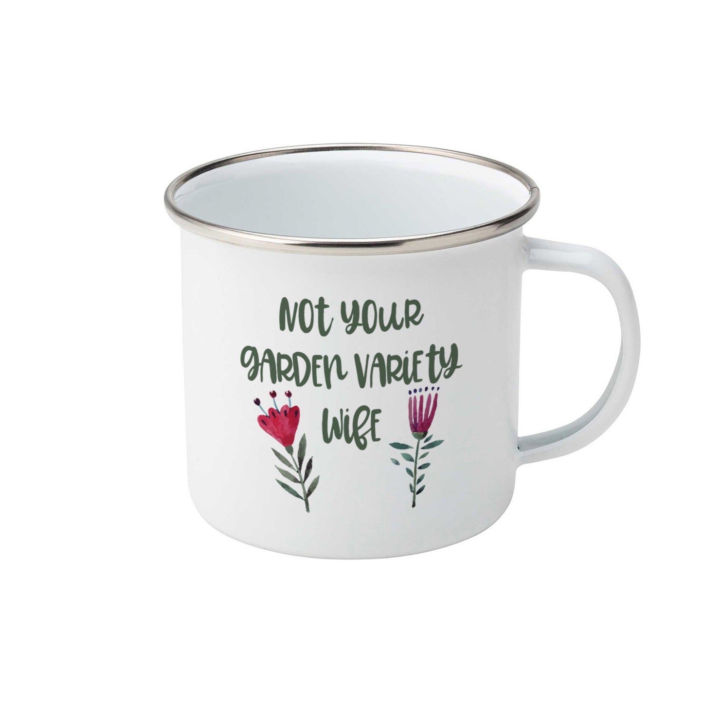 Not your garden variety wife | Enamel mug