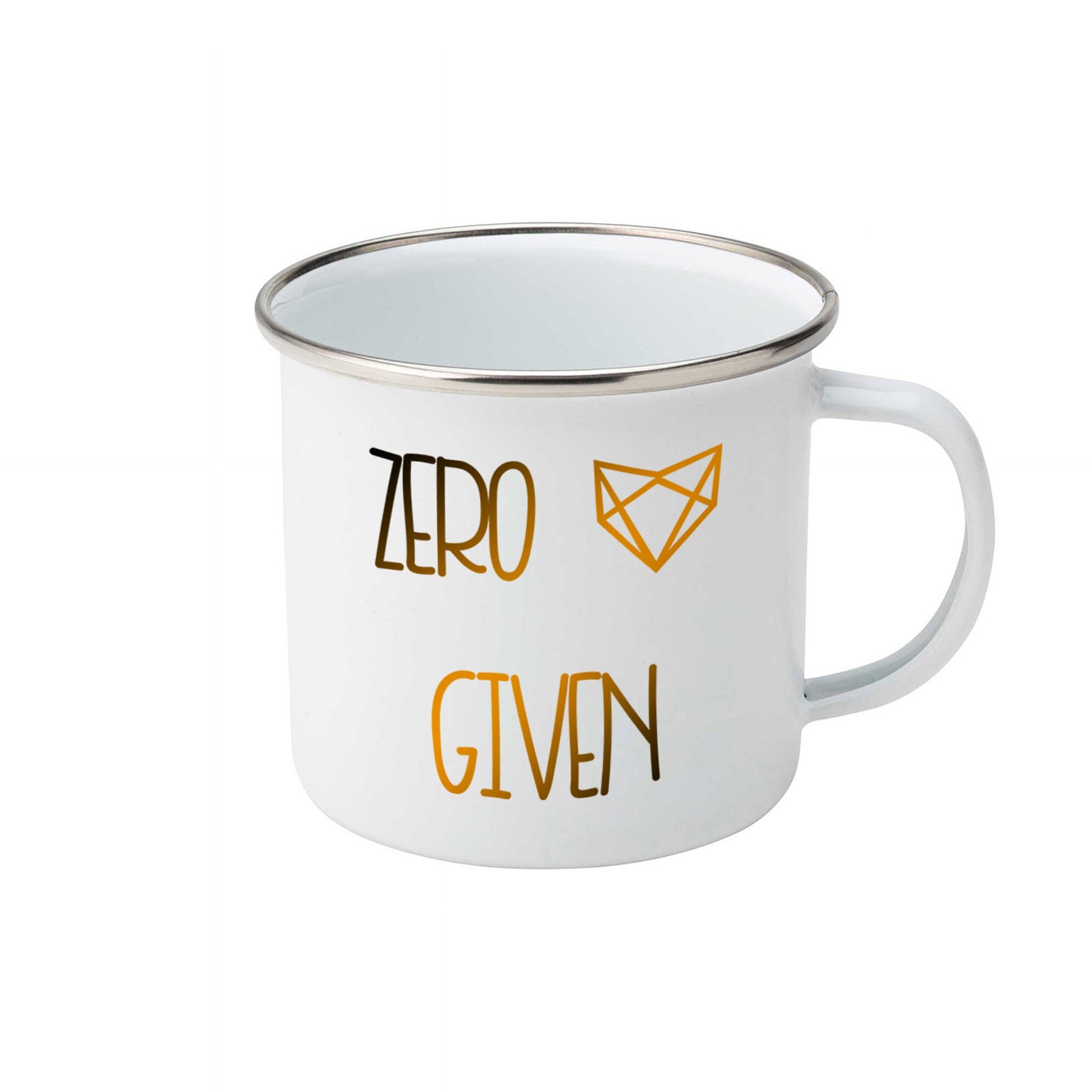 Zero fox given | Enamel mug