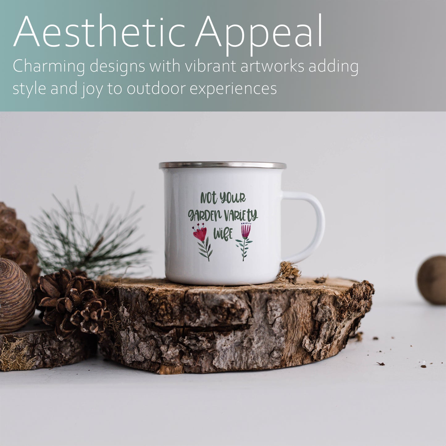 Not your garden variety wife | Enamel mug