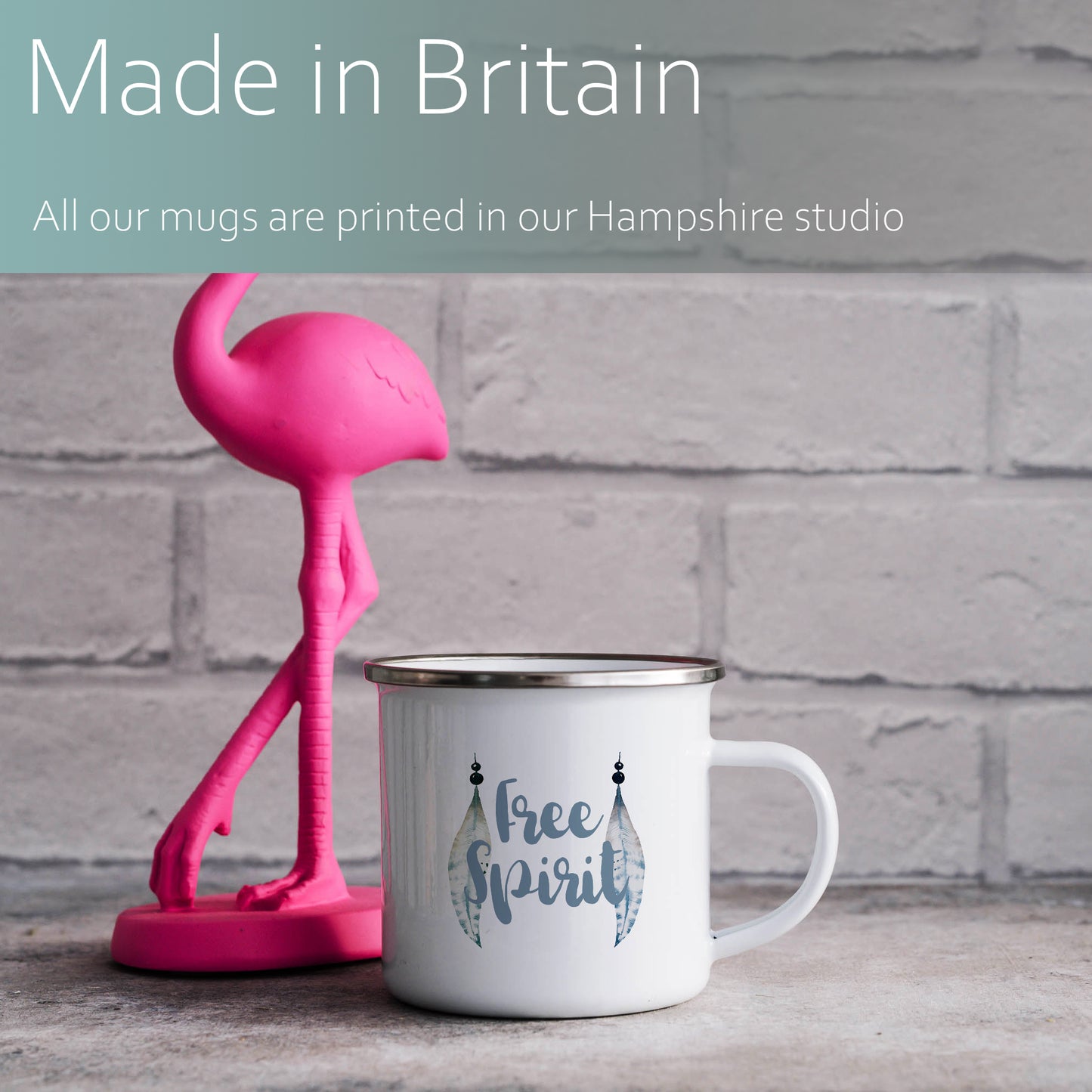 Free spirit | Enamel mug-Enamel mug-Adnil Creations