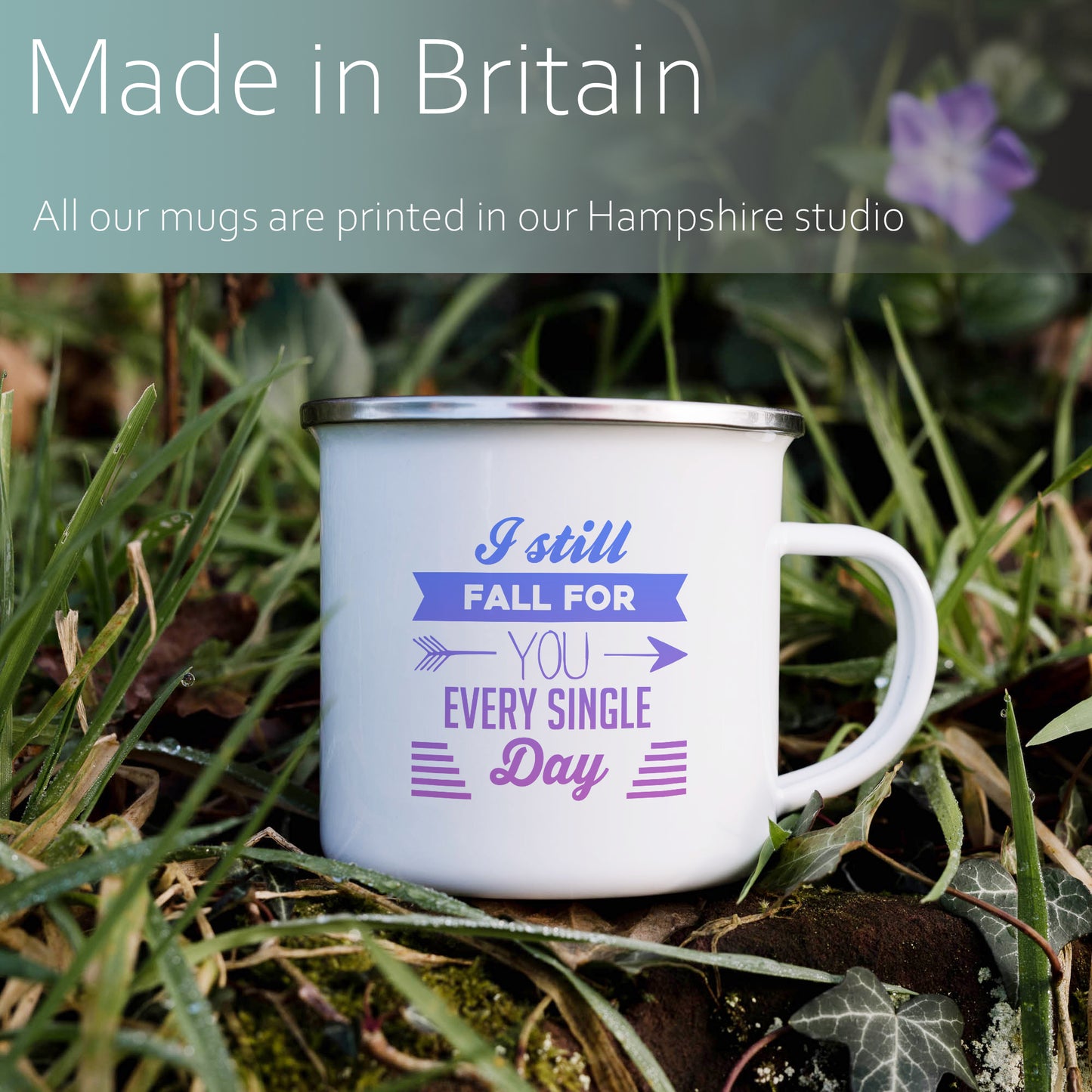 I still fall for you | Enamel mug-Enamel mug-Adnil Creations