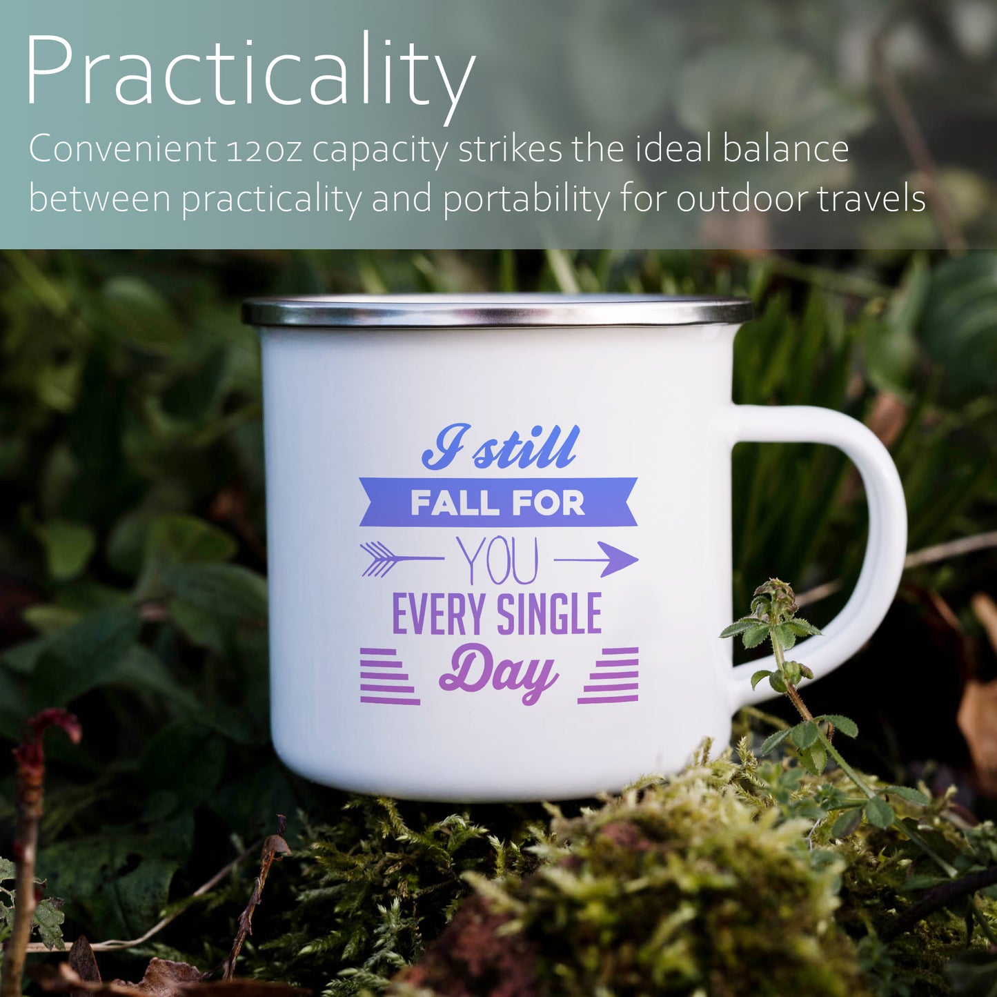 I still fall for you | Enamel mug-Enamel mug-Adnil Creations