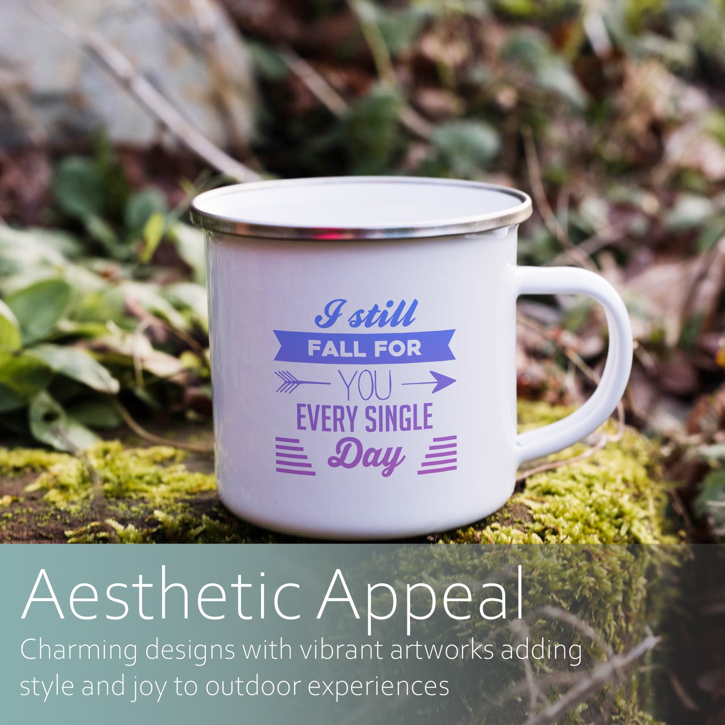I still fall for you | Enamel mug-Enamel mug-Adnil Creations