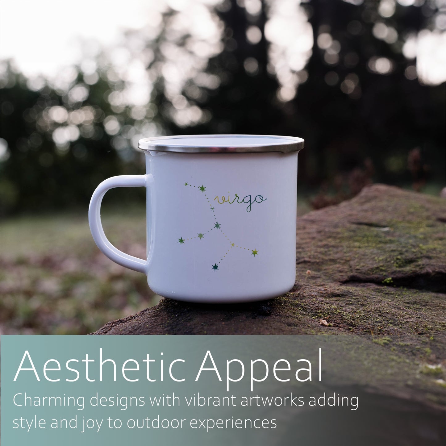 Virgo Constellation | Enamel mug-Enamel mug-Adnil Creations