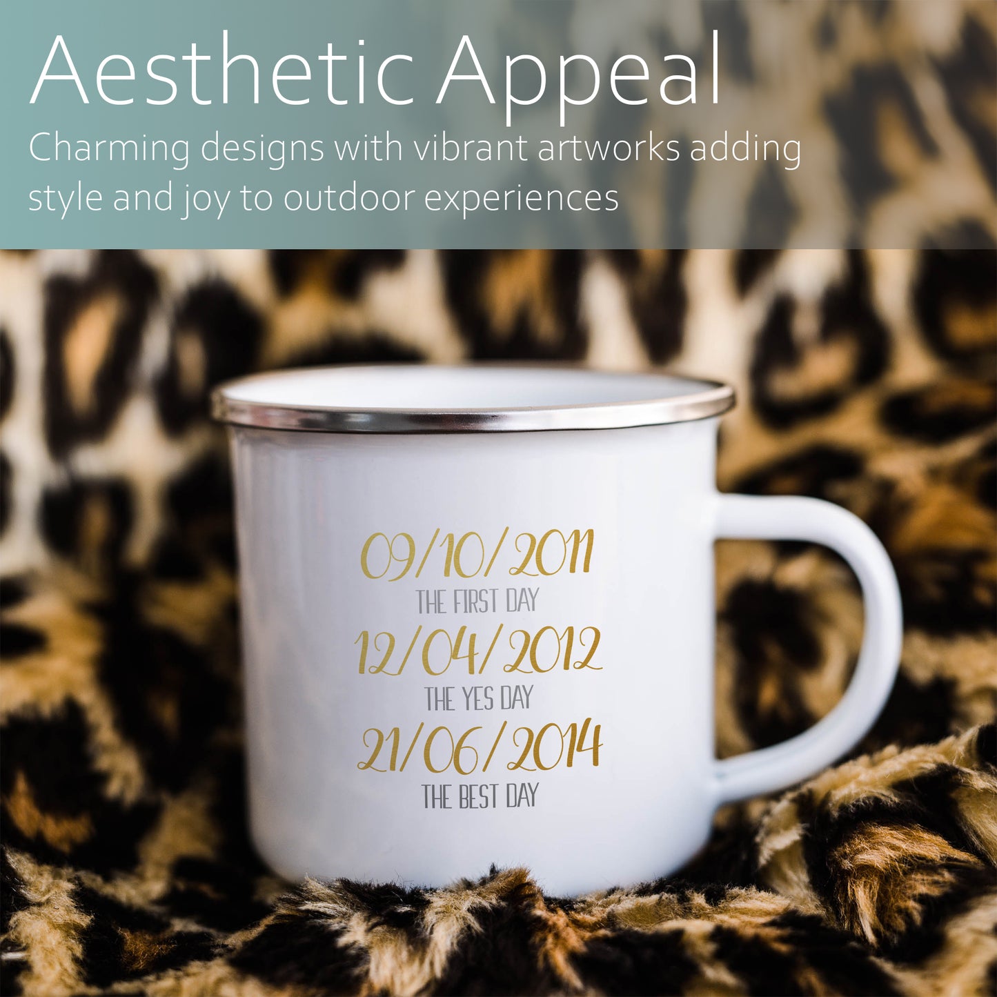 Important dates | Enamel mug-Enamel mug-Adnil Creations