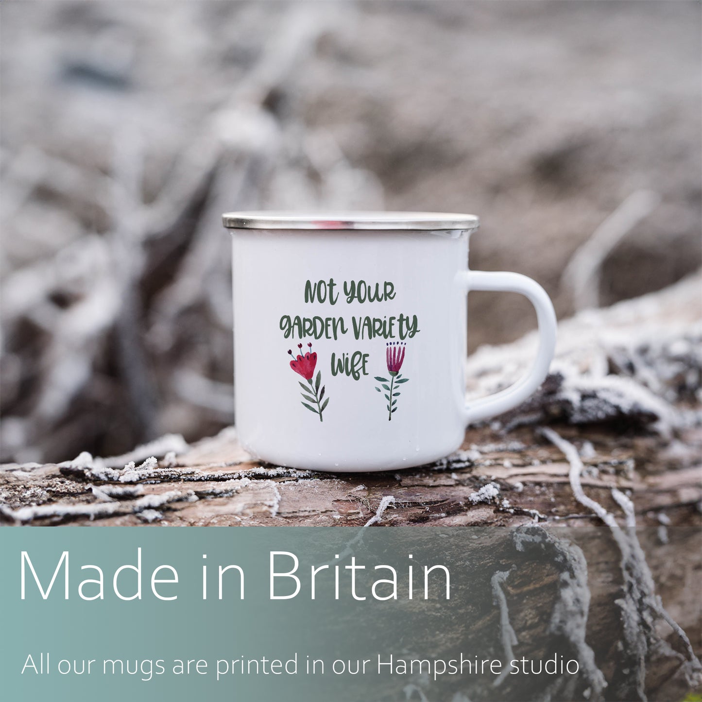 Not your garden variety wife | Enamel mug