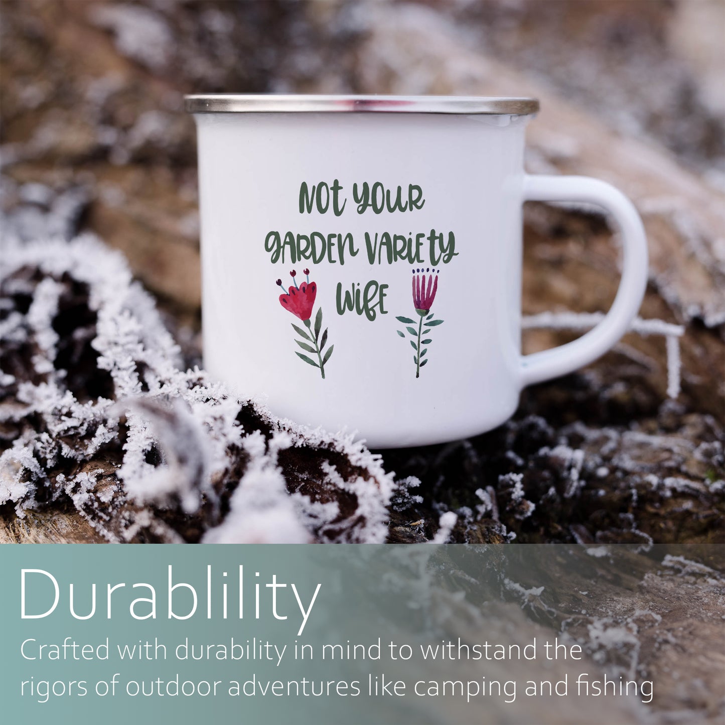 Not your garden variety wife | Enamel mug