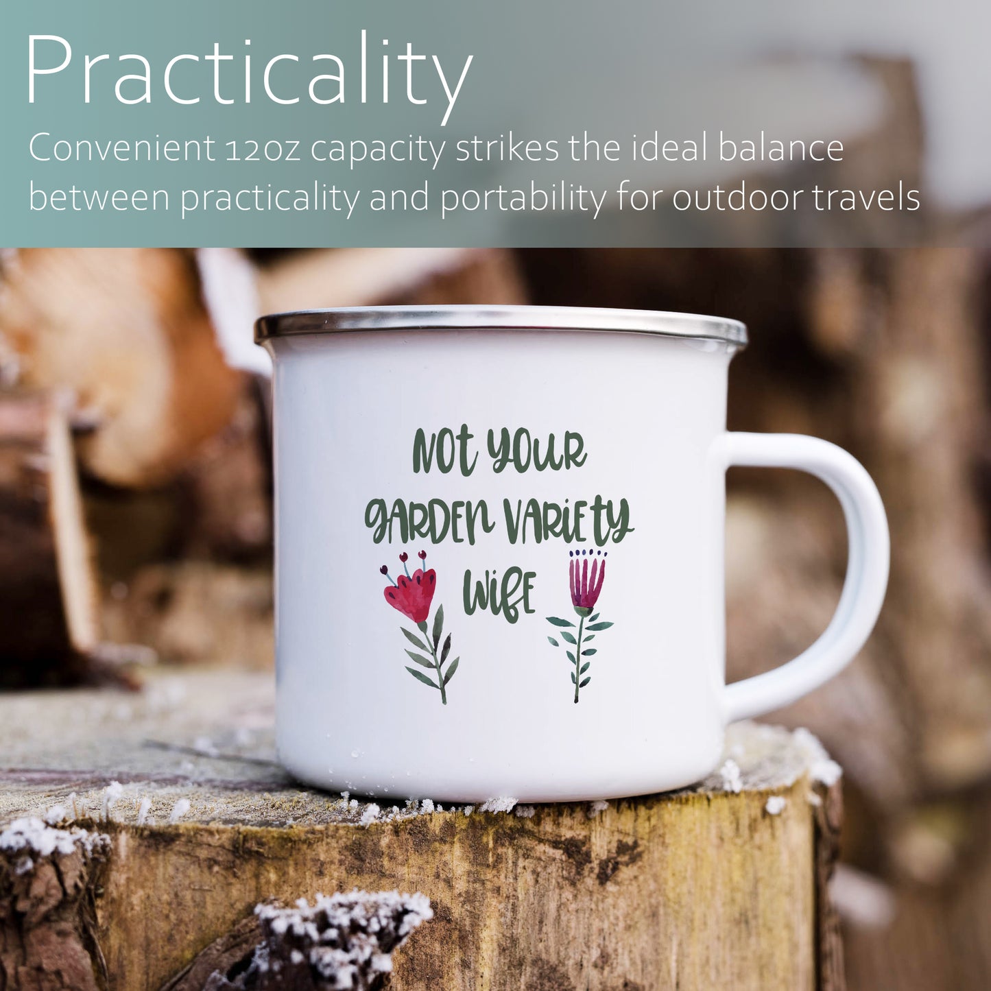 Not your garden variety wife | Enamel mug