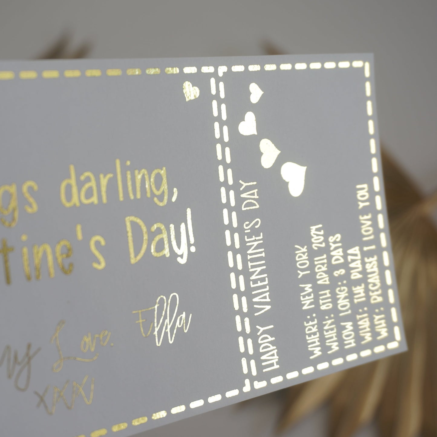 Holiday Gift Voucher | Foil Print-Foil Print-Adnil Creations