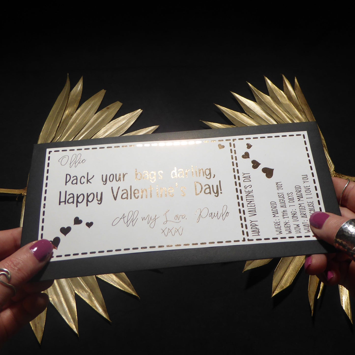 Holiday Gift Voucher | Foil Print-Foil Print-Adnil Creations