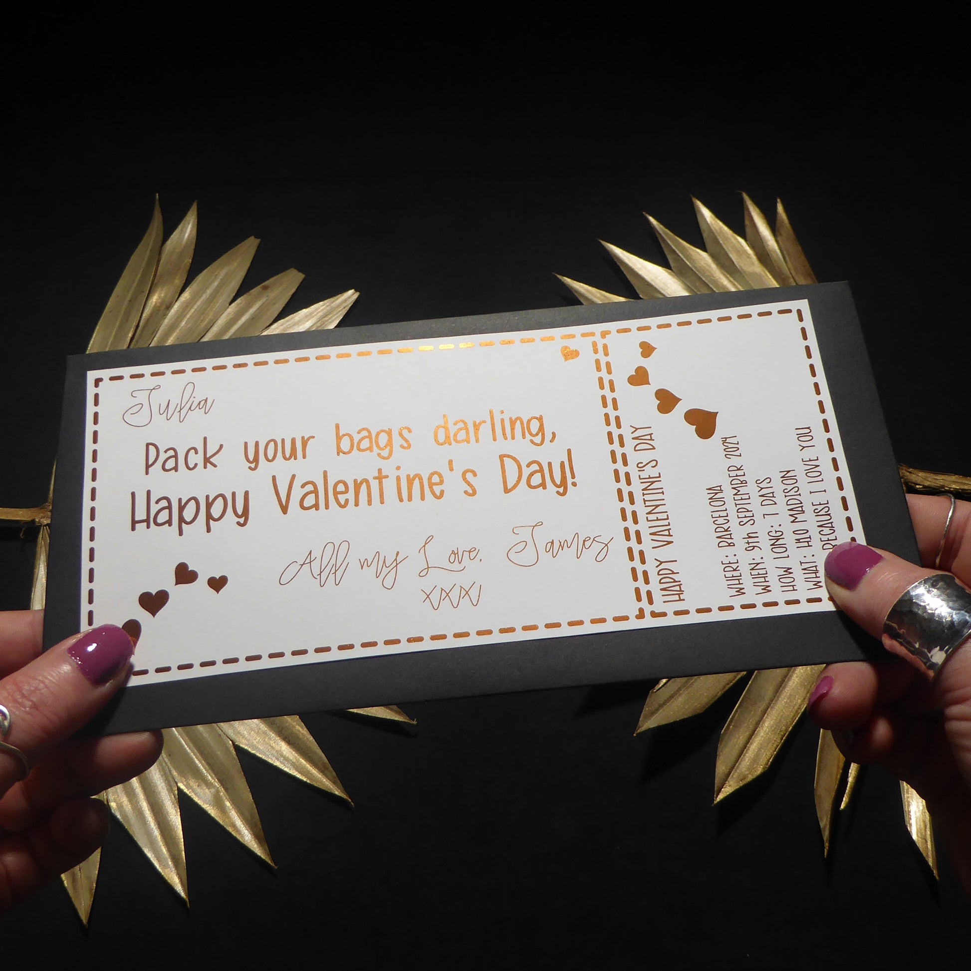 Holiday Gift Voucher | Foil Print-Foil Print-Adnil Creations