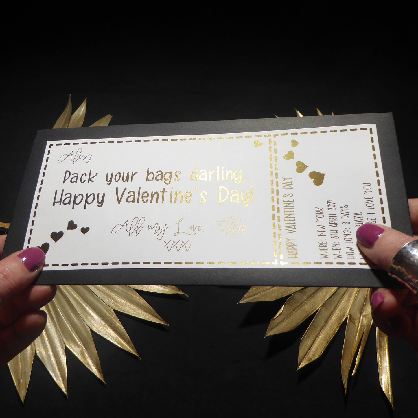 Holiday Gift Voucher | Foil Print-Foil Print-Adnil Creations