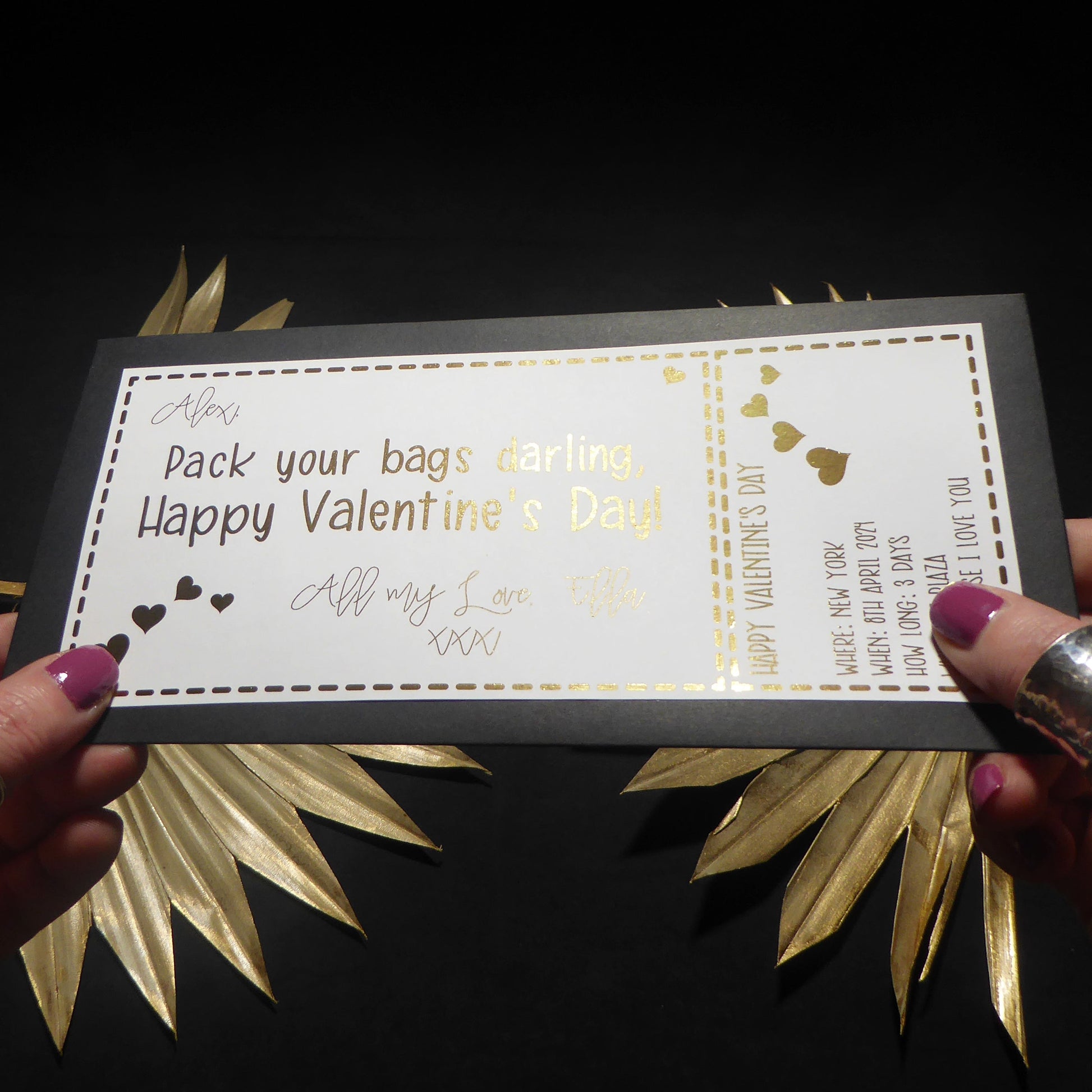 Holiday Gift Voucher | Foil Print-Foil Print-Adnil Creations