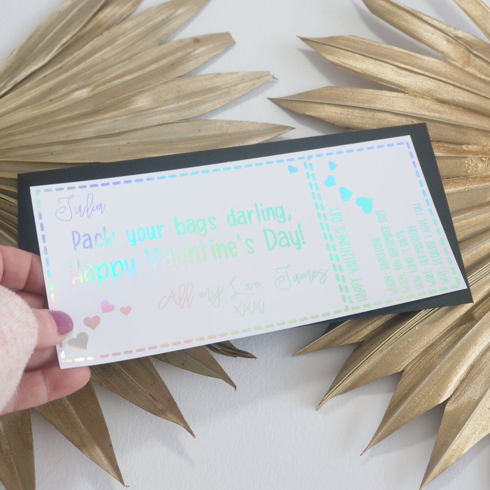 Holiday Gift Voucher | Foil Print-Foil Print-Adnil Creations