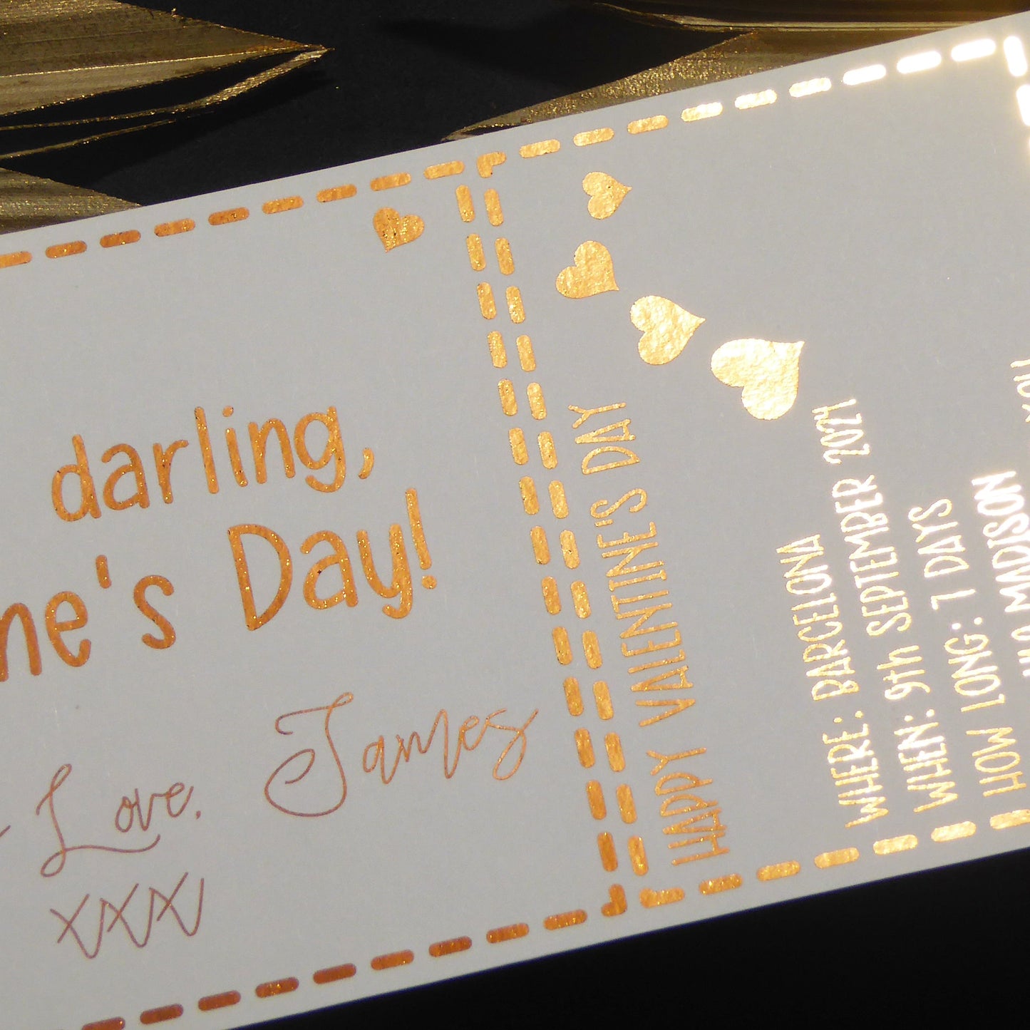 Holiday Gift Voucher | Foil Print-Foil Print-Adnil Creations