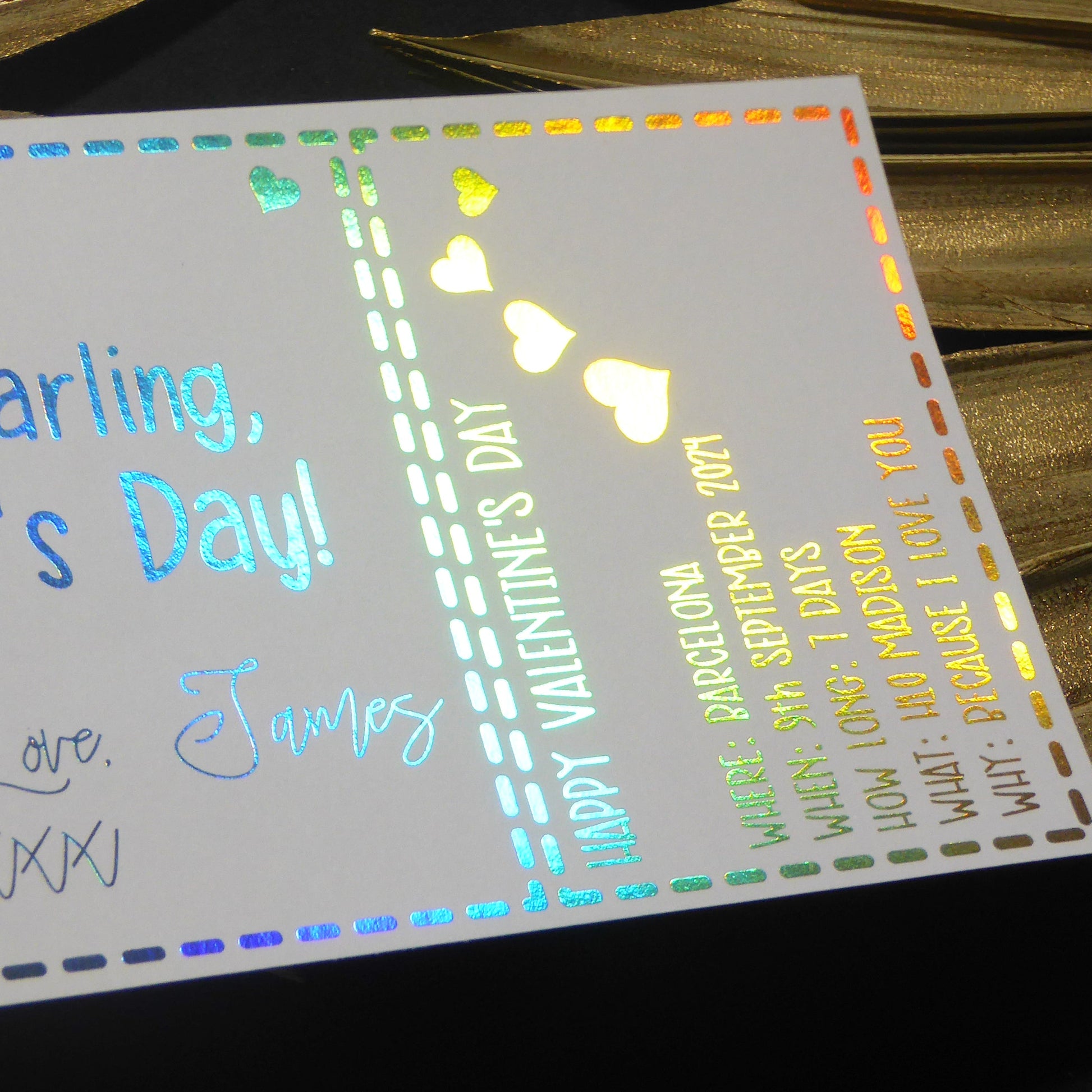 Holiday Gift Voucher | Foil Print-Foil Print-Adnil Creations