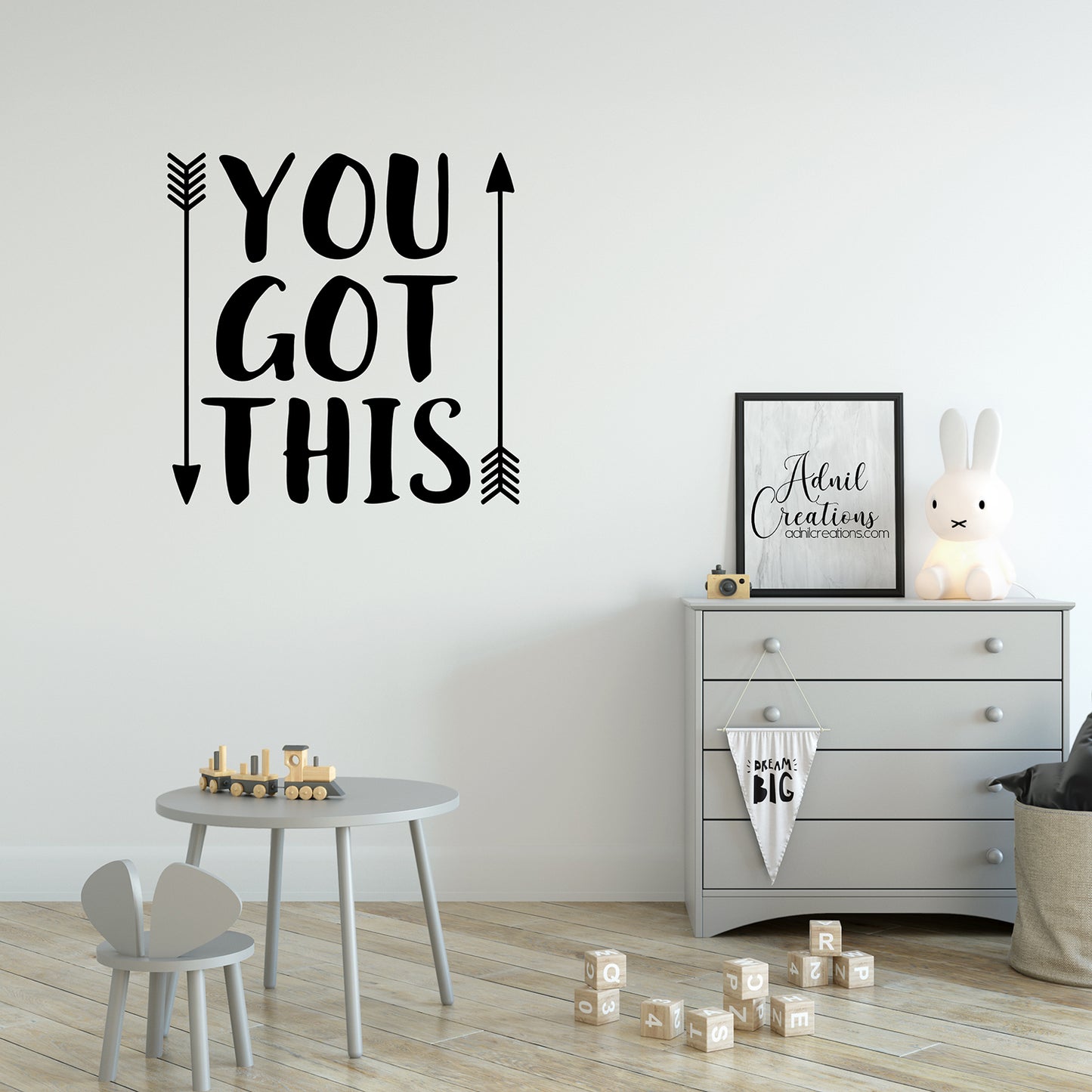You got this | Wall quote-Wall quote-Adnil Creations