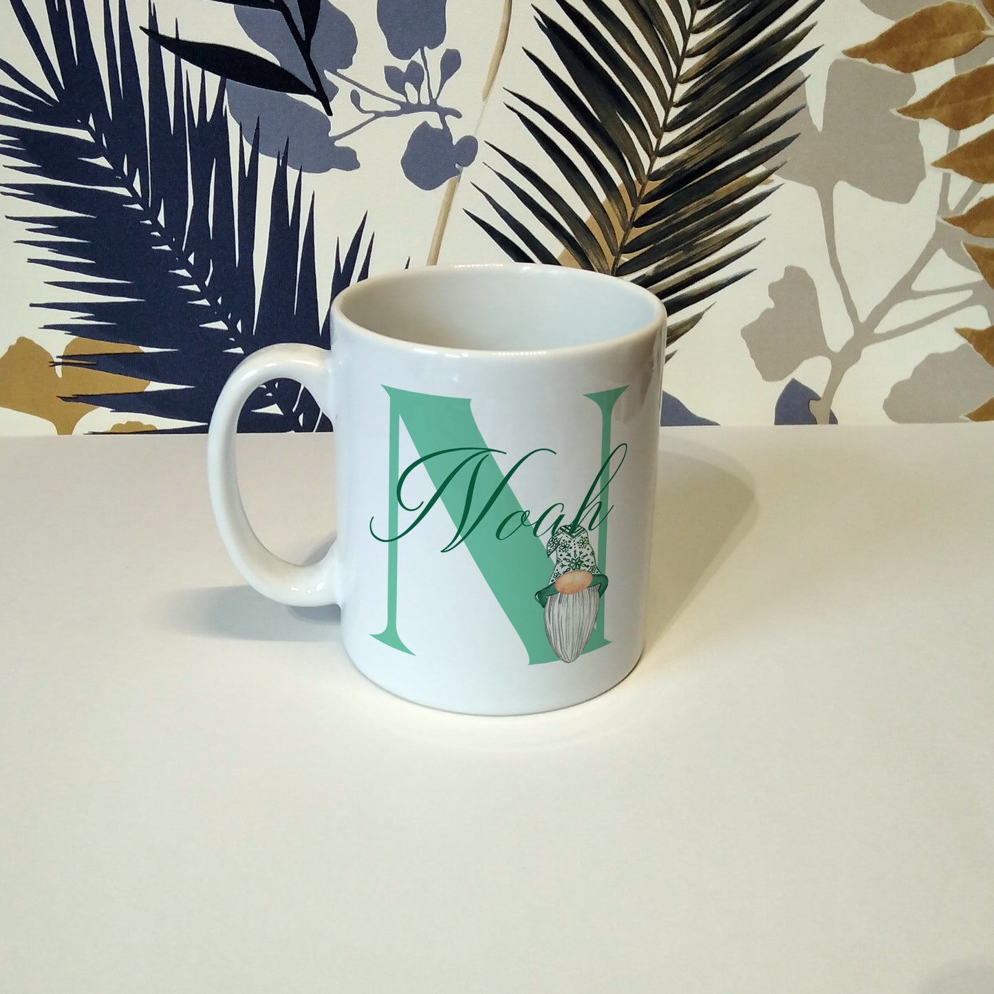 Christmas Gonk with Name | Ceramic mug