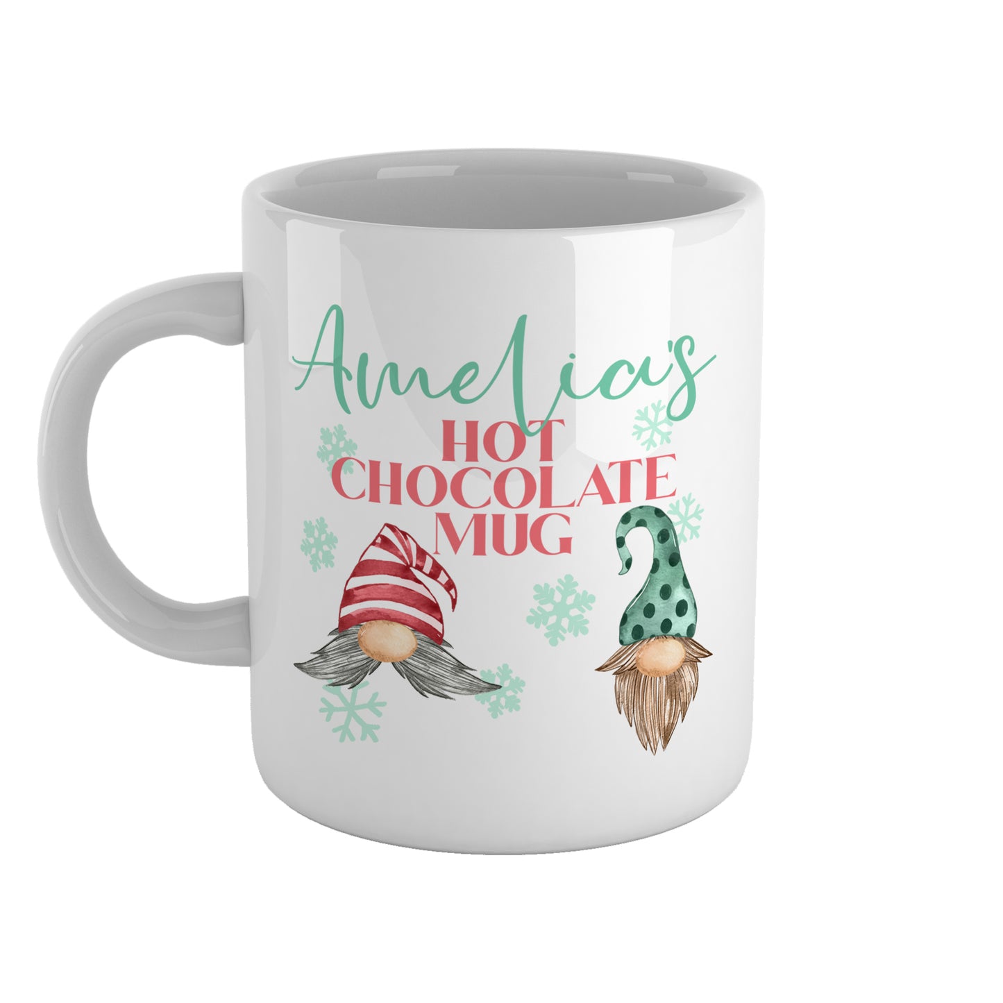 Christmas Hot chocolate mug with Name | Ceramic mug