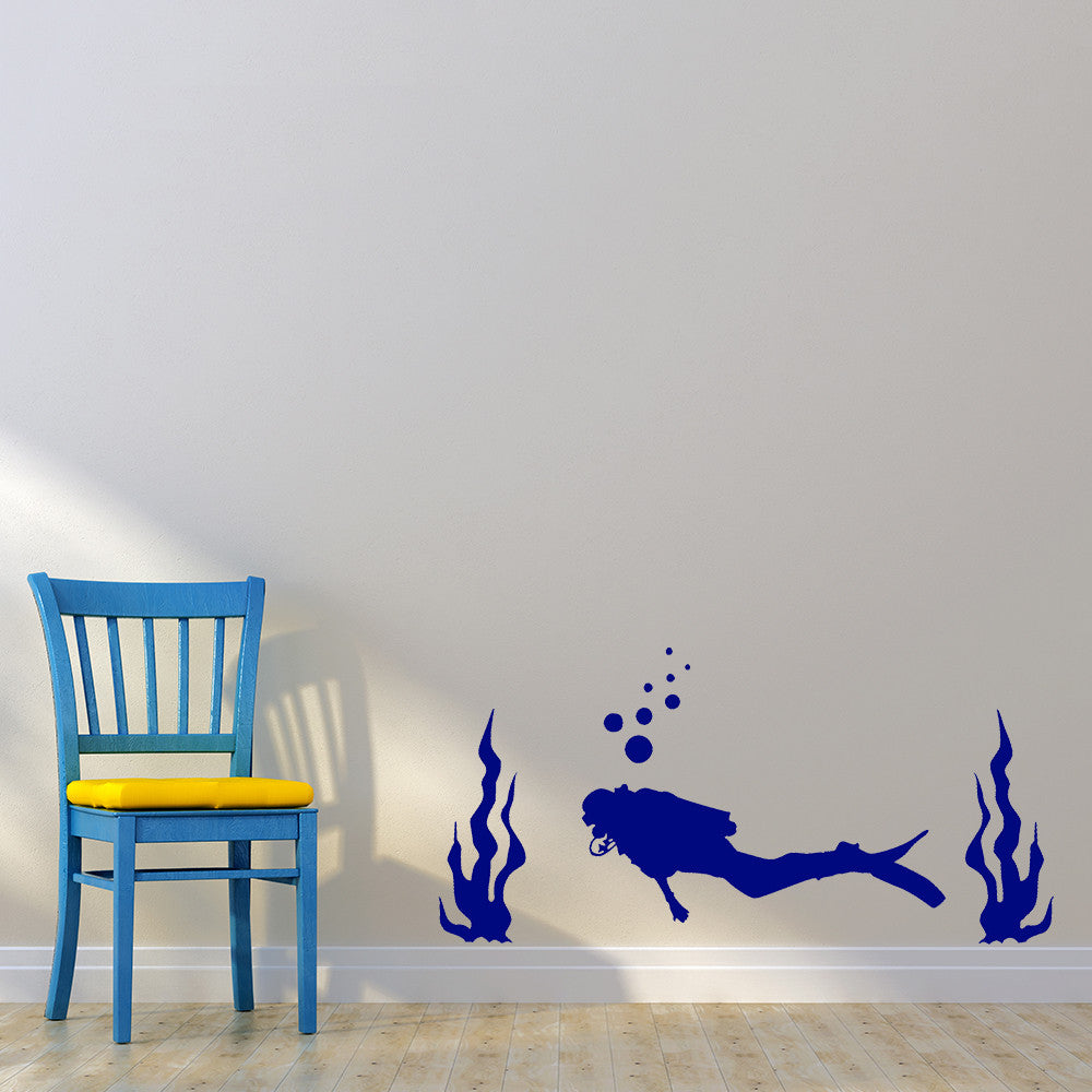 Scuba diver | Wall decal - Adnil Creations