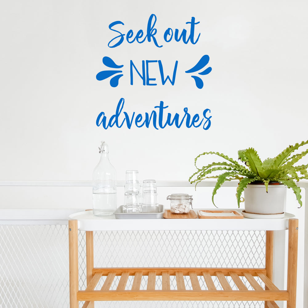 Seek out new adventures | Wall quote-Wall quote-Adnil Creations