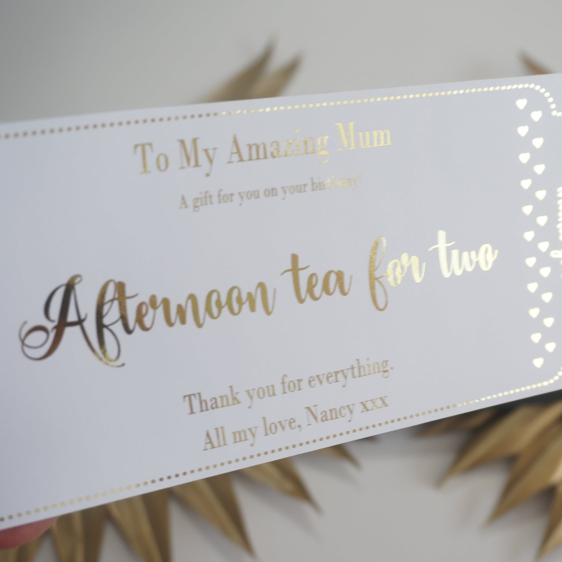 Thank You Gift Voucher | Foil Print-Foil Print-Adnil Creations
