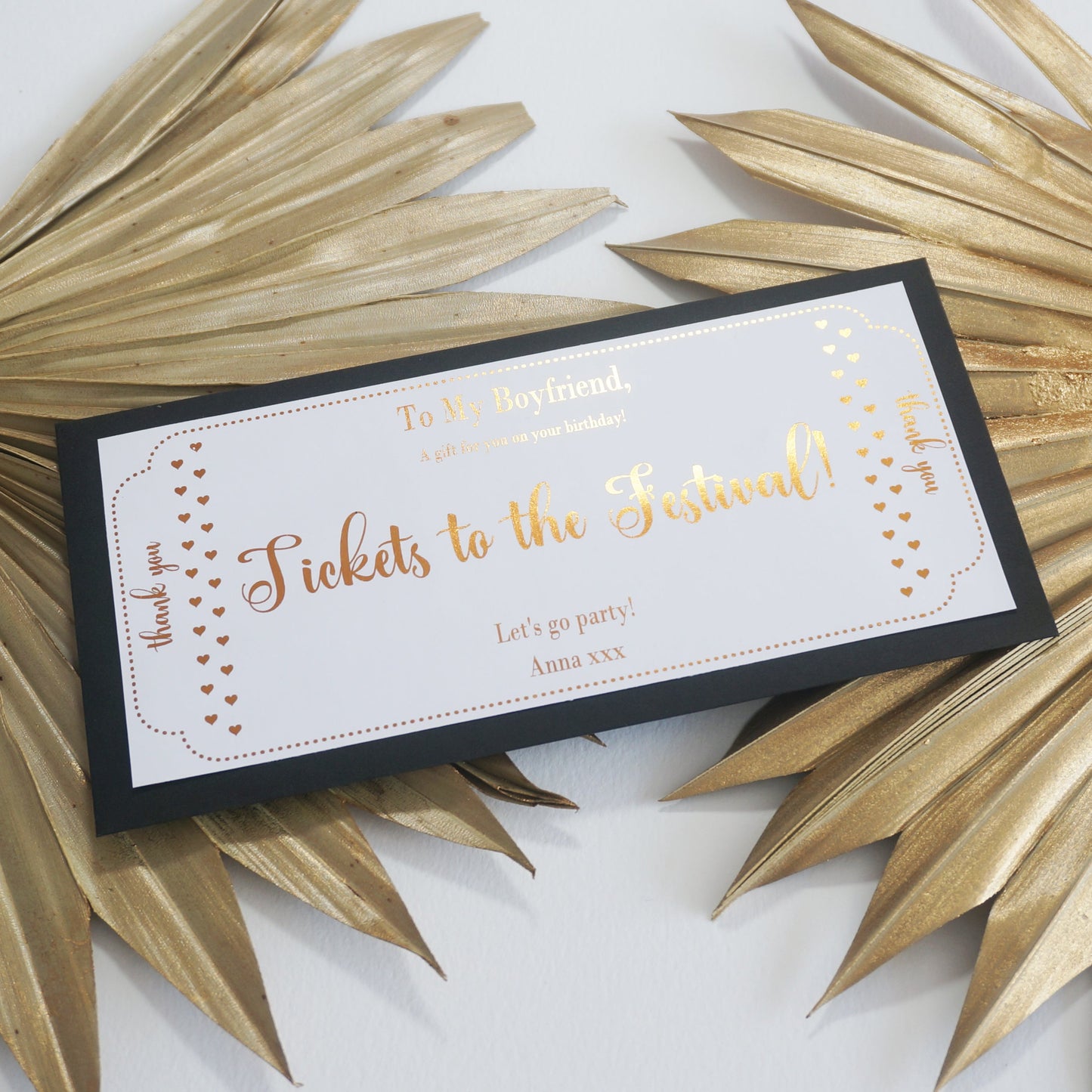 Thank You Gift Voucher | Foil Print-Foil Print-Adnil Creations