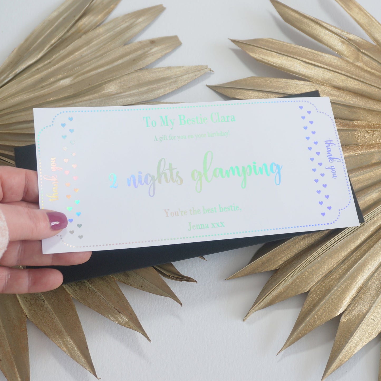 Thank You Gift Voucher | Foil Print-Foil Print-Adnil Creations