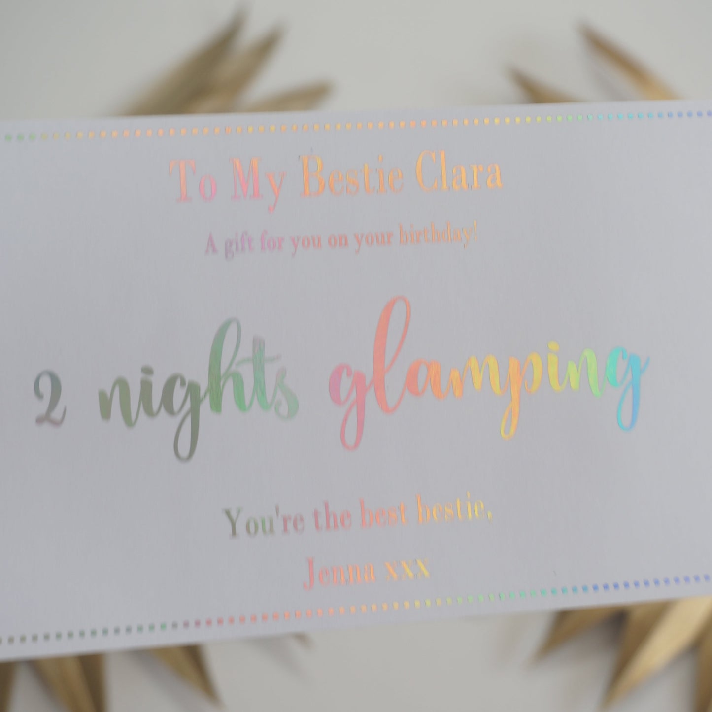 Thank You Gift Voucher | Foil Print-Foil Print-Adnil Creations