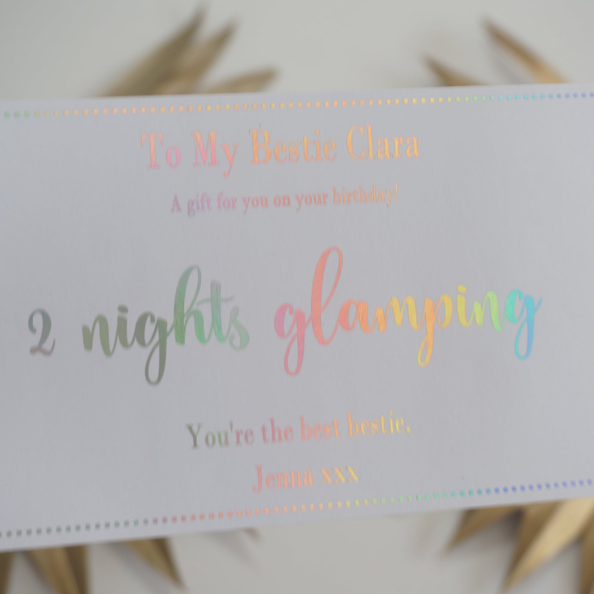 Thank You Gift Voucher | Foil Print-Foil Print-Adnil Creations