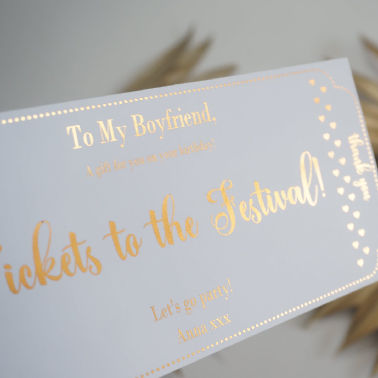 Thank You Gift Voucher | Foil Print-Foil Print-Adnil Creations