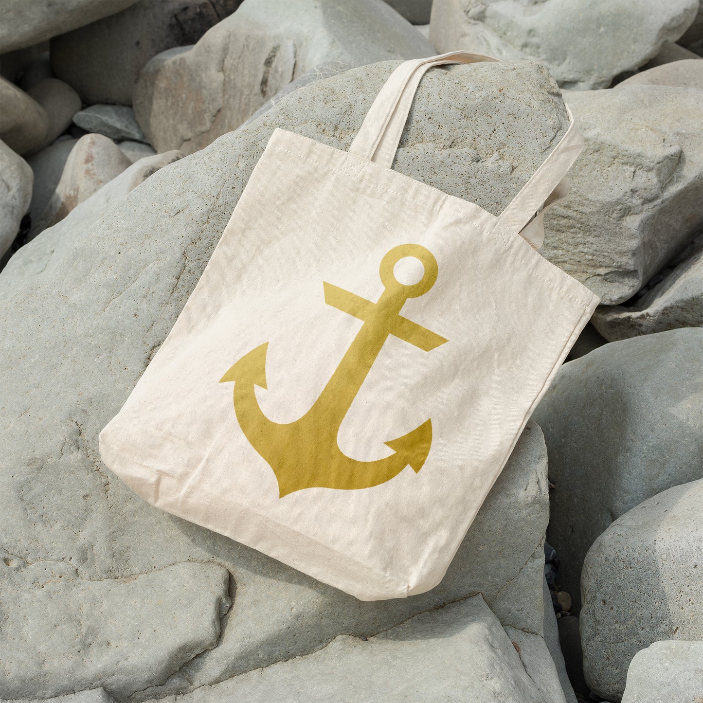 Anchor | 100% Organic Cotton tote bag-Tote bags-Adnil Creations
