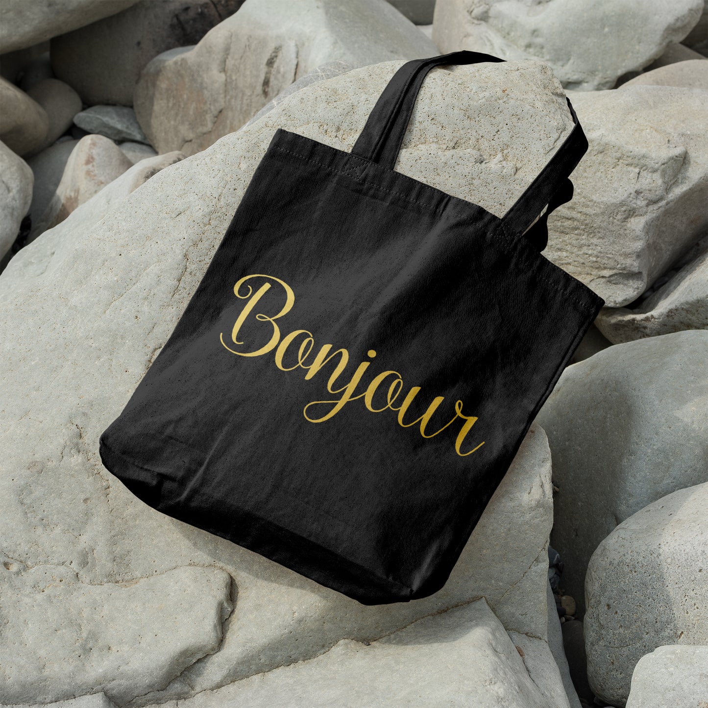 Bonjour | 100% Organic Cotton tote bag