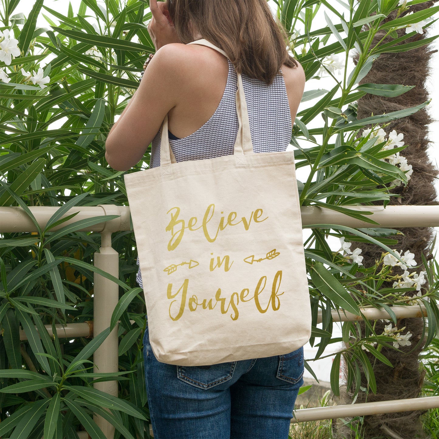 Believe in yourself | 100% Organic Cotton tote bag