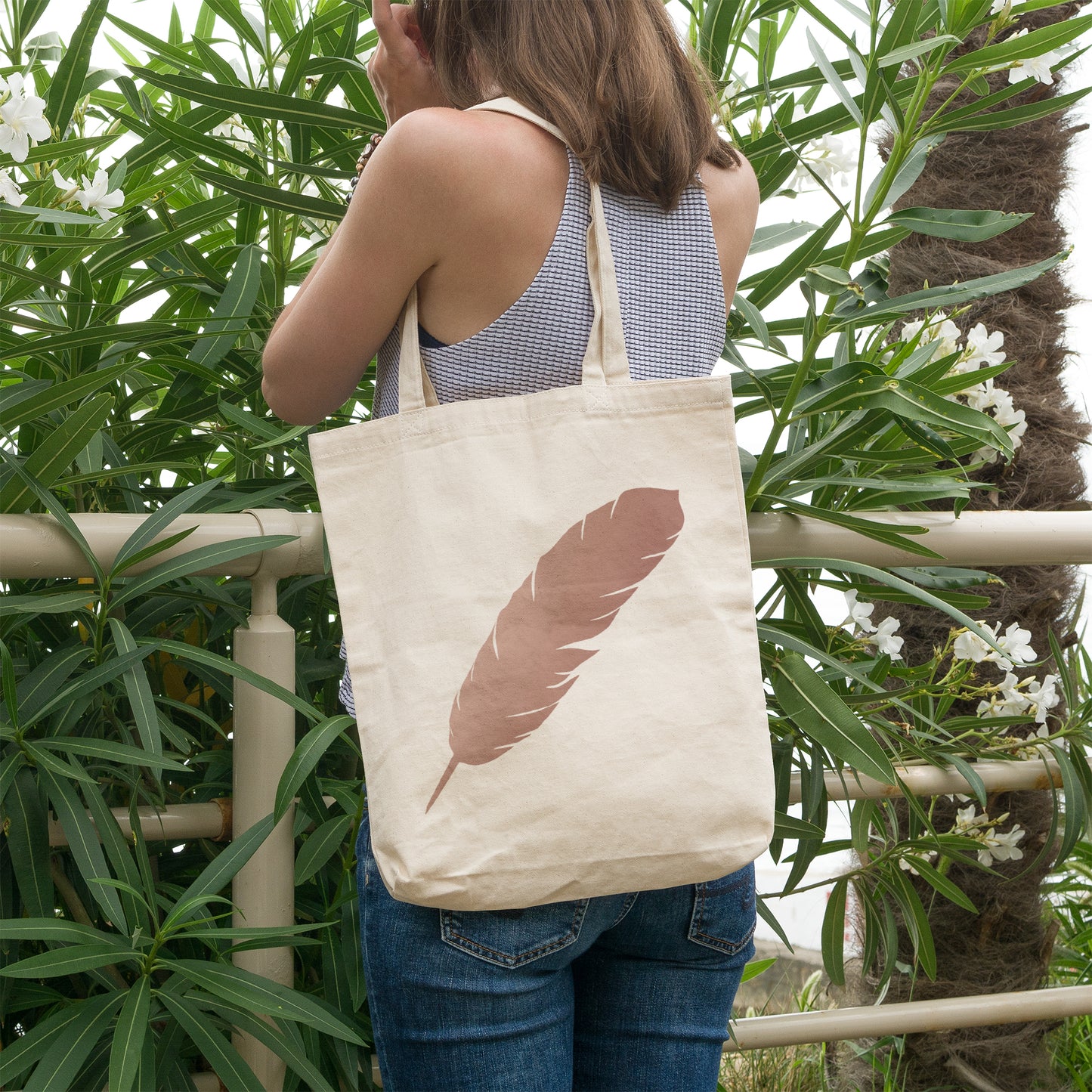 Feather | 100% Organic Cotton tote bag