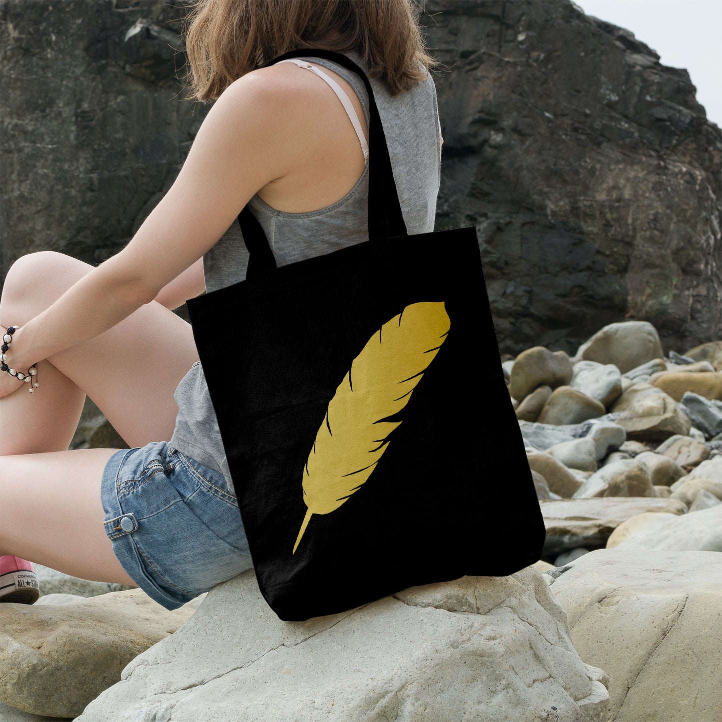 Feather | 100% Organic Cotton tote bag