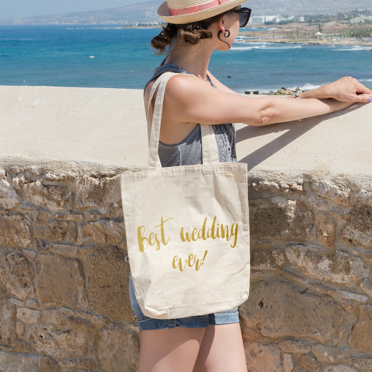 Best wedding ever | 100% Organic Cotton tote bag