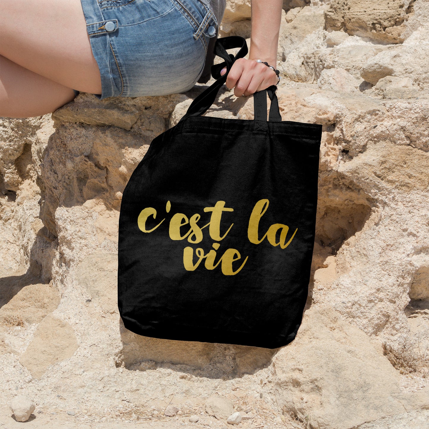 C'est la vie | 100% Organic Cotton tote bag