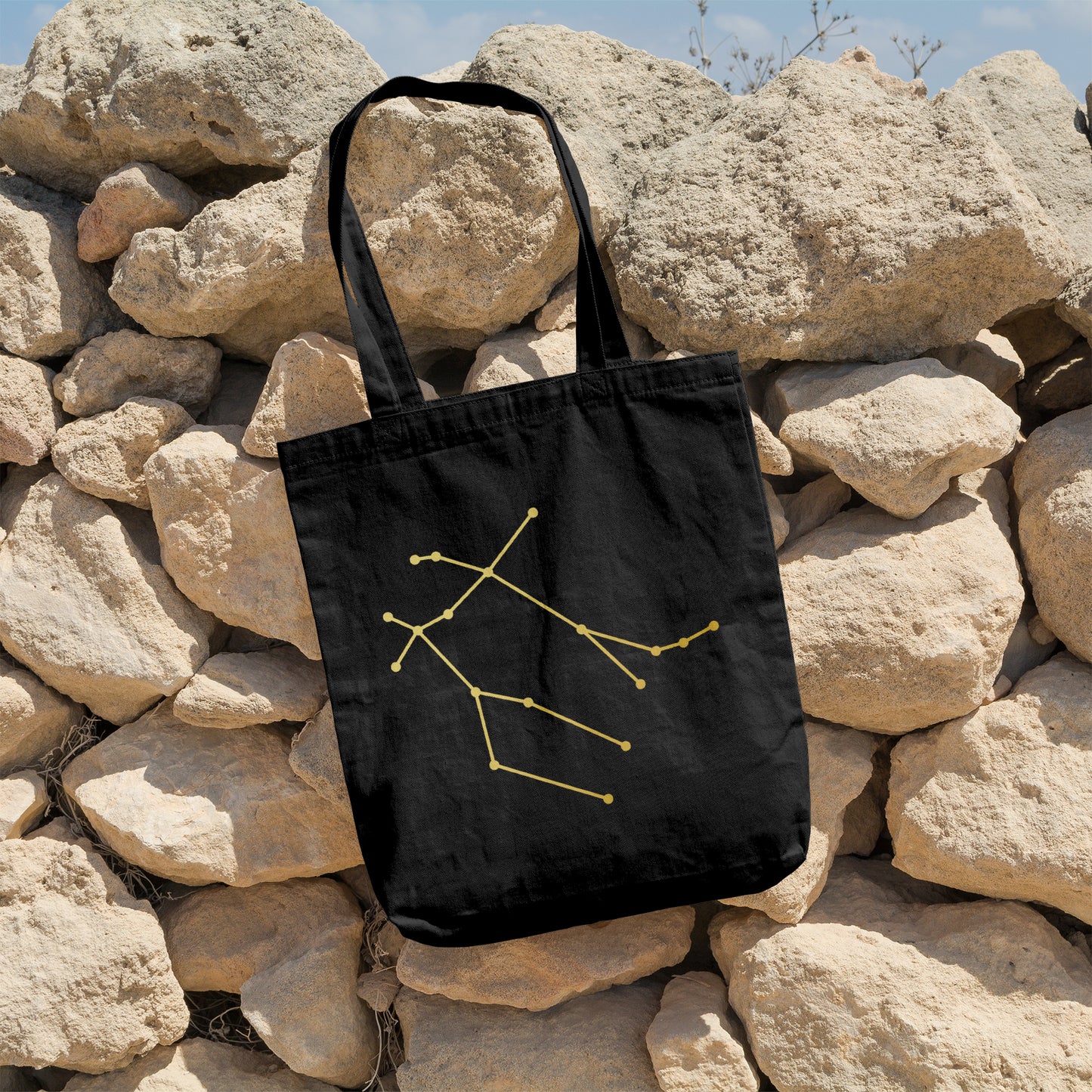Gemini constellation | 100% Organic Cotton tote bag