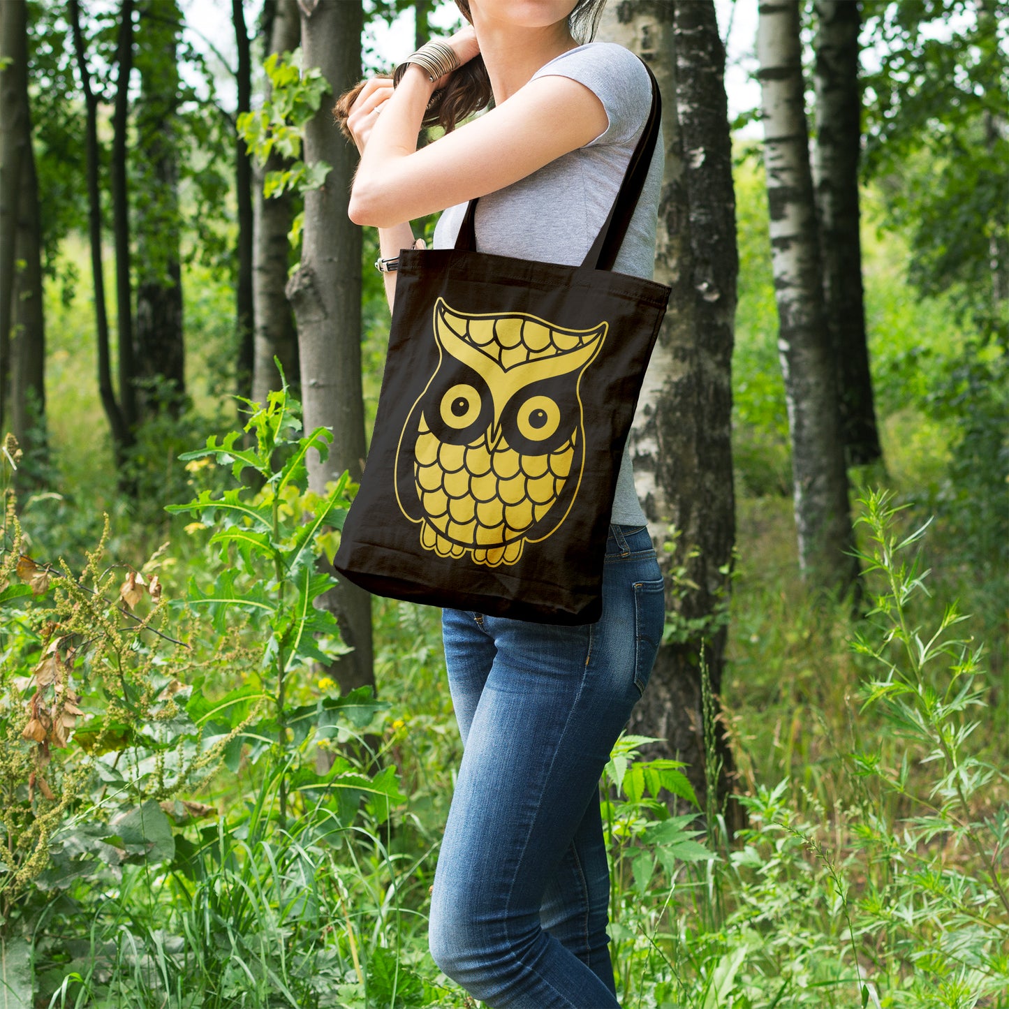 Cute owl | 100% Organic Cotton tote bag